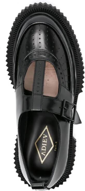 Adieu Paris Type 204 leren brogues Zwart