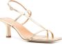 Aeyde Elise 75mm leather sandals Goud - Thumbnail 2