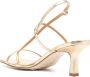 Aeyde Elise 75mm leather sandals Goud - Thumbnail 3