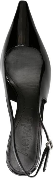 Aeyde Fernanda slingback pumps Zwart