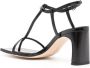 Aeyde Hilma 80mm leather sandals Zwart - Thumbnail 3