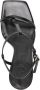 Aeyde Hilma 80mm leren sandalen Zwart - Thumbnail 4
