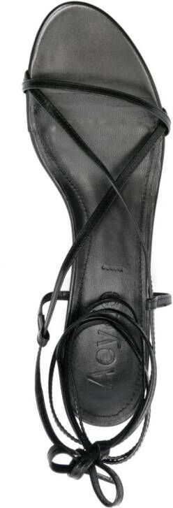 Aeyde Paige 45 sandalen Zwart