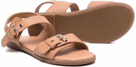 Age of Innocence Zara sandalen met gesp Beige