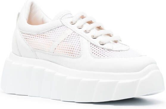 AGL Blondie mesh low-top sneakers Wit