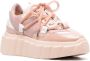 AGL Blondie sneakers met plateauzool Roze - Thumbnail 2