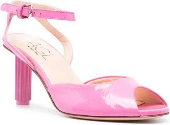 AGL Dorica leren sandalen Roze