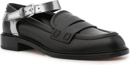 AGL Olivia leren loafers Zwart