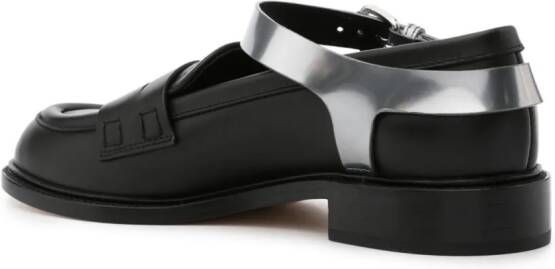 AGL Olivia leren loafers Zwart