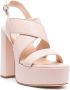 AGL Petra sandalen van lamsleer Roze - Thumbnail 2