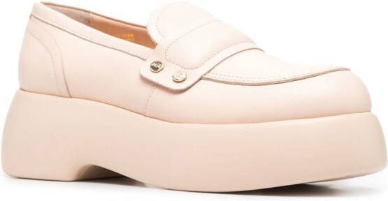 AGL Puffy Moc mocassins Roze