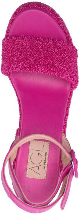 AGL Sista Zerby leren sandalen Roze