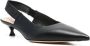 AGL Slingback pumps van leer Zwart - Thumbnail 2