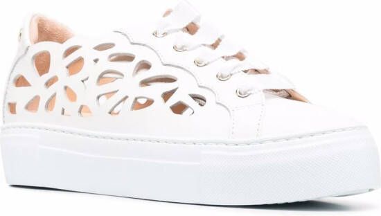 AGL Sneakers met uitgesneden detail Wit