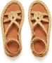 Alanui A Love Letter To India geweven sandalen Beige - Thumbnail 5