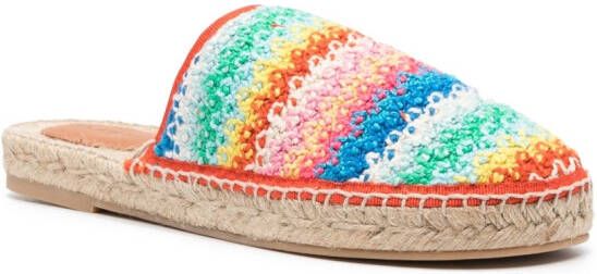 Alanui Over The Rainbow espadrilles Groen