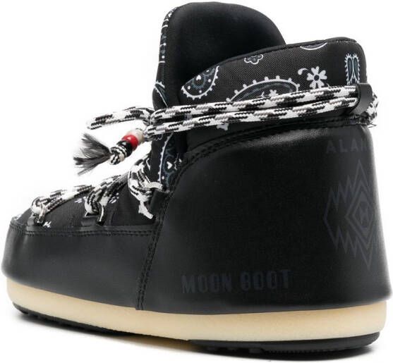 Alanui x Moon boot Laarzen met vlakken Zwart