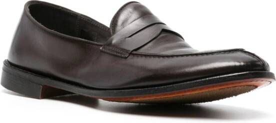 Alberto Fasciani Homer leren loafers Bruin