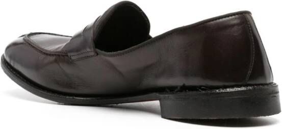 Alberto Fasciani Homer leren loafers Bruin