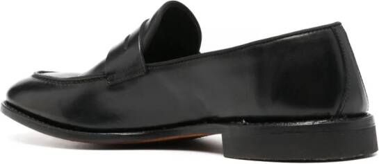 Alberto Fasciani Homer leren loafers Zwart