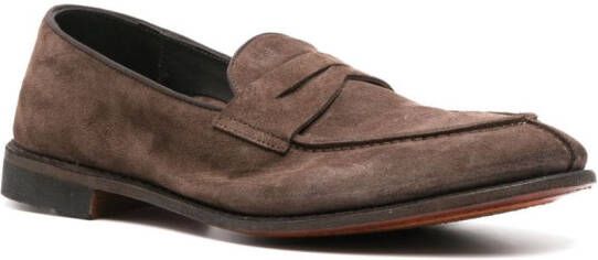 Alberto Fasciani Homer suède loafers Bruin