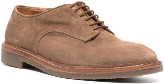 Alberto Fasciani Suède derby schoenen Beige