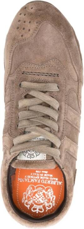 Alberto Fasciani Leren sneakers Beige