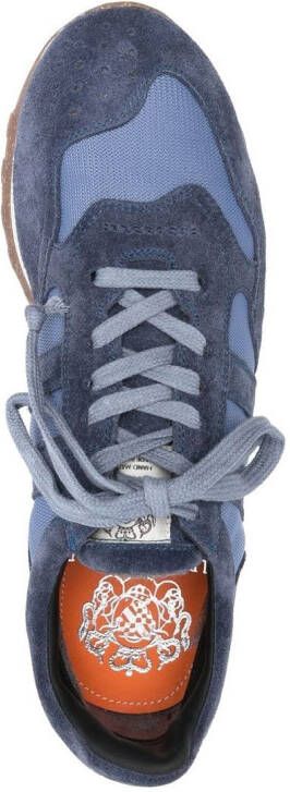 Alberto Fasciani Sneakers met zijstreep Blauw