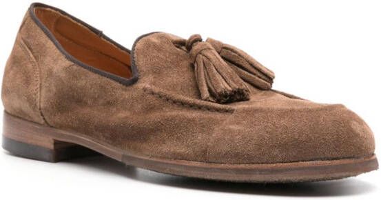 Alberto Fasciani Loafers met kwastje Bruin