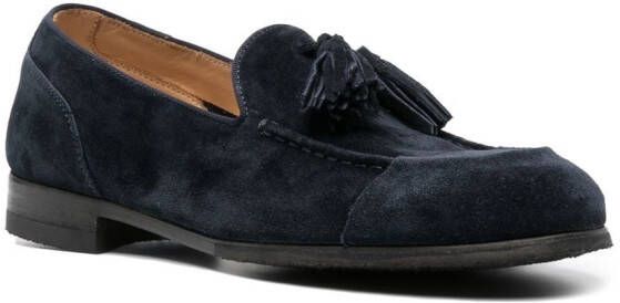 Alberto Fasciani Loafers verfraaid met kwast Blauw