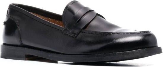 Alberto Fasciani Zoe leren loafers Zwart