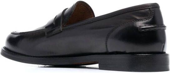 Alberto Fasciani Zoe leren loafers Zwart