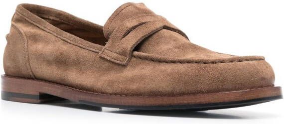 Alberto Fasciani Zoe suède loafers Bruin