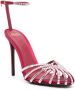 Alevì Penelope sandalen verfraaid met kristallen Rood - Thumbnail 2