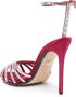 Alevì Penelope sandalen verfraaid met kristallen Rood - Thumbnail 3