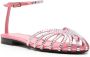 Alevì Rebecca leren sandalen Roze - Thumbnail 2