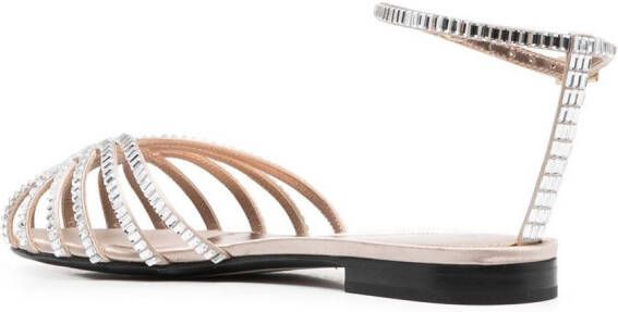 Alevì Rebecca sandalen verfraaid met kristallen Beige