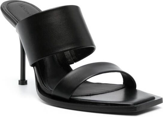 Alexander McQueen Leren muiltjes Zwart