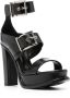 Alexander McQueen Leren sandalen Zwart - Thumbnail 2