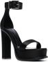 Alexander McQueen Sandalen met plateauzool Zwart - Thumbnail 2