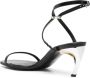 Alexander McQueen Armadillo 65mm leren sandalen Zwart - Thumbnail 3