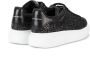 Alexander McQueen Black Glitter Platform Sneakers Zwart - Thumbnail 4