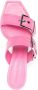 Alexander McQueen 75mm leren sandalen met gesp Roze - Thumbnail 4