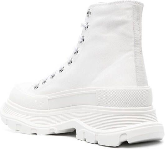 Alexander McQueen High-top sneakers Wit