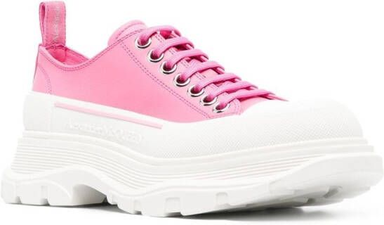 Alexander McQueen Sneakers met plateauzool Roze