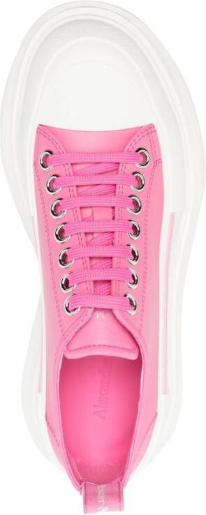 Alexander McQueen Sneakers met plateauzool Roze