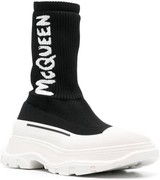 Alexander McQueen Tread soklaarzen Zwart