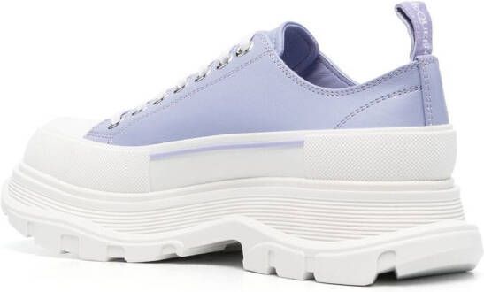 Alexander McQueen Sneakers met chunky zool Paars