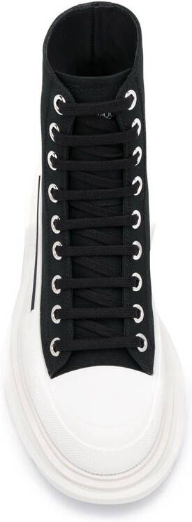 Alexander McQueen Chunky vetersneakers Zwart