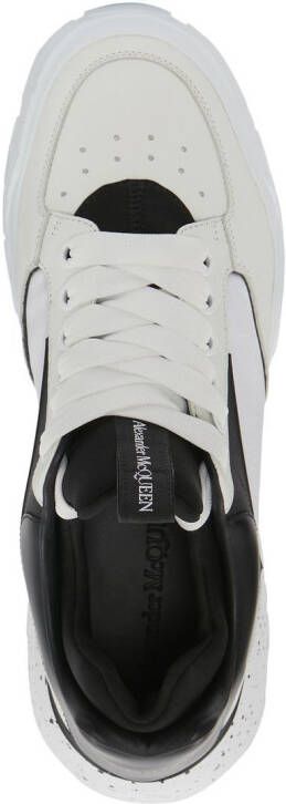 Alexander McQueen Court Tech leren sneakers Wit